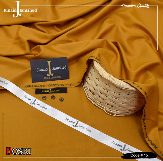 J. Junaid Jamshed | Wash & Wear Boski | Unstitched Suiting | FS-07