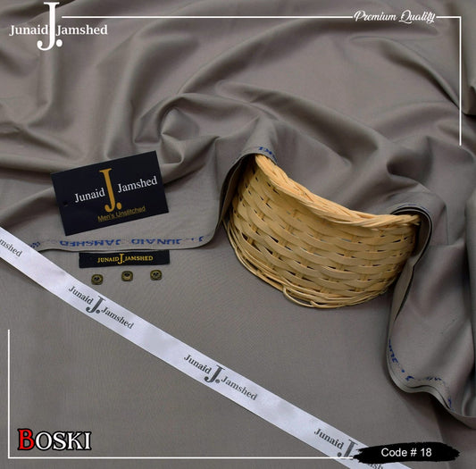 J. Junaid Jamshed | Wash & Wear Boski | Unstitched Suiting | FS-08